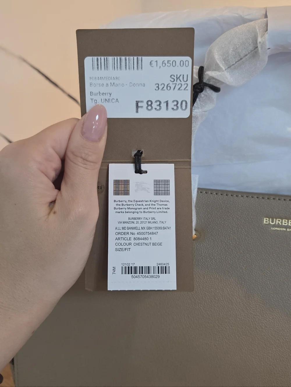 Burberry Banwell Check Canvas & Leather Satchel - Picture 4 of 8